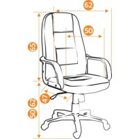 Офисное кресло TetChair СН-747 (ткань, черный 2603) - Изображение №12 — Chaika Market