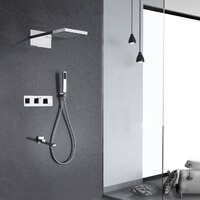 Душевая система  Abber Daheim AF8253 (хром) - Изображение №2 — Chaika Market