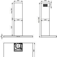 Кухонная вытяжка Falmec Luce Design 90 800 м3/ч (черный) - Изображение №4 — Chaika Market