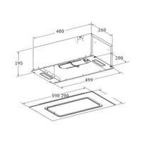Кухонная вытяжка ZorG Santa 850 60 S (белый) - Изображение №10 — Chaika Market
