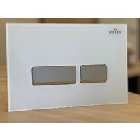 Унитаз подвесной Roxen Antares Gold в комплекте с инсталляцией StounFix Dual Fresh 6 в 1 904965 (белое стекло) - Изображение №12 — Chaika Market