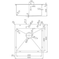 Кухонная мойка Raglo R700.5050.05 - Изображение №2 — Chaika Market
