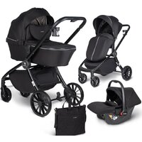 Универсальная коляска Farfello Baby Shell 2023 BBS-001 (3 в 1, черный) — Chaika Market