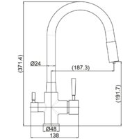 Смеситель Maxonor Pure Life PL4461-8 - Изображение №13 — Chaika Market