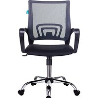 Офисное кресло Бюрократ CH-695NSL (темно-серый TW-04/черный TW-11/хром) - Изображение №2 — Chaika Market