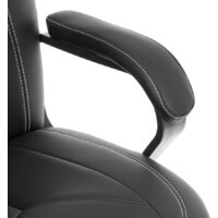 Офисное кресло TetChair Boss metalBL кожзам (черный, 36-6) - Изображение №9 — Chaika Market