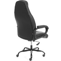 Офисное кресло TetChair Boss metalBL кожзам (черный, 36-6) - Изображение №4 — Chaika Market