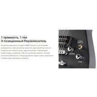 Электрогитара Cort MBM-2P-SBLK - Изображение №4 — Chaika Market