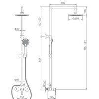 Душевая система  Ledeme L2403 - Изображение №2 — Chaika Market