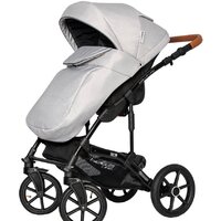 Универсальная коляска Riko Basic Bella Life (2 в 1, 01, grey fox) - Изображение №5 — Chaika Market