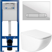 Унитаз подвесной Saniteco KW-99048 + 64109 + S-IN-MZ-VECTOR — Chaika Market