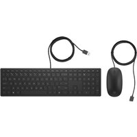 Офисный набор HP Pavilion 400 (клавиатура + мышь, черный) — Chaika Market