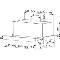 Кухонная вытяжка Franke Touch WH 50 315.0702.969 - Изображение №4 — Chaika Market