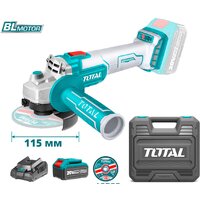 Угловая шлифмашина Total TAGLI2011587 (с 1-м АКБ, кейс) — Chaika Market