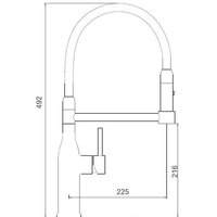 Смеситель Gappo G4398-51 - Изображение №2 — Chaika Market