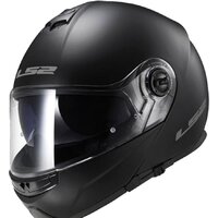 Мотошлем LS2 FF325 Strobe Snow Solid (XXL, черный матовый) — Chaika Market