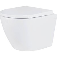Унитаз подвесной Roxen Antares 530185-02 в комплекте с инсталляцией StounFix Dual Fresh 6 в 1 966774 (кнопка: серый гранит) - Изображение №5 — Chaika Market