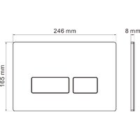 Унитаз подвесной Roxen Antares 530185-02 в комплекте с инсталляцией StounFix Dual Fresh 6 в 1 966774 (кнопка: серый гранит) - Изображение №16 — Chaika Market