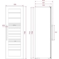 Винный шкаф TEKA Sommelier RVI 30097 GBK 113600012 - Изображение №12 — Chaika Market