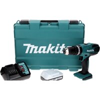 Ударная дрель-шуруповерт Makita HP457DW (с 1-им АКБ, кейс) — Chaika Market