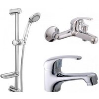 Комплект смесителей Rubineta Optima 10 + Optima 18 + Varianta Delta 625105 — Chaika Market