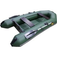 Моторно-гребная лодка Муссон 2800 НД (зеленый) - Изображение №3 — Chaika Market