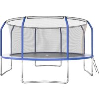 Батут Unix Line Supreme Basic 14 ft (blue) - Изображение №2 — Chaika Market