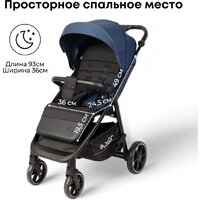 Коляска прогулочная «книга» Bubago Model Bass Light BG 137-1 (cиний) - Изображение №10 — Chaika Market