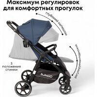 Коляска прогулочная «книга» Bubago Model Bass Light BG 137-1 (cиний) - Изображение №4 — Chaika Market