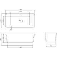 Ванна Grossman GR-2022M Cristal 170x75 - Изображение №7 — Chaika Market