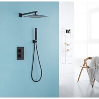 Душевая система  Abber Daheim AF8251B (черный матовый) - Изображение №2 — Chaika Market