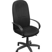 Офисное кресло Деловая обстановка Вега Стандарт (флок, черный) — Chaika Market