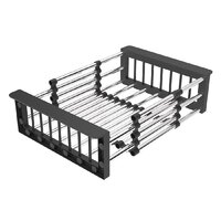 Кухонная мойка Roxen Stage Plus 560250-60B многофункциональная 8 в 1 (60*48/графит) - Изображение №7 — Chaika Market