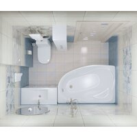 Ванна Triton Николь 160x100L (с каркасом, экраном и сифоном) - Изображение №4 — Chaika Market