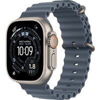 Умные часы Apple Watch Ultra 3 LTE 49 мм (титановый корпус, природный/синий, ремешок из эластомера) - Изображение №1 — Chaika Market
