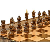 Шахматы/шашки/нарды Simonyan Гамбит 1 as102-5 - Изображение №8 — Chaika Market