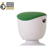 Офисный стул Chair Meister Tulip (белый пластик, зеленый) - Изображение №4 — Chaika Market