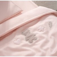 Детский комплект постельного белья Perina Teddy Sateen Collection ТДСК6-01.7 (розовый) - Изображение №7 — Chaika Market