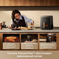 Аэрогриль (аэрофритюрница) Trouver Air Fryer Metalish AF10 Pro (черный) - Изображение №10 — Chaika Market