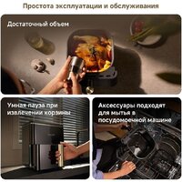 Аэрогриль (аэрофритюрница) Trouver Air Fryer Metalish AF10 Pro (черный) - Изображение №9 — Chaika Market