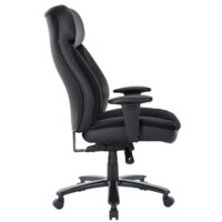 Офисное кресло CHAIRMAN CH414 (экокожа/ткань черный) - Изображение №3 — Chaika Market