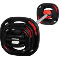 Штанга Atlas Sport металлическая с обрезиненными дисками 20 кг - Изображение №4 — Chaika Market