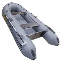 Моторно-гребная лодка Муссон 2800 НД (серый) - Изображение №5 — Chaika Market