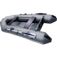 Моторно-гребная лодка Муссон 2800 НД (серый) - Изображение №2 — Chaika Market