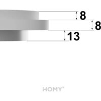 Вентиляционная решетка HOMY AIR Lite круглый AL100BT d150 (черная) - Изображение №9 — Chaika Market