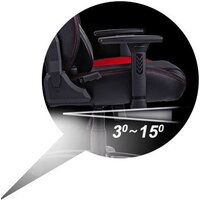 Игровое (геймерское) кресло Thermaltake V Comfort (черный/красный) - Изображение №7 — Chaika Market