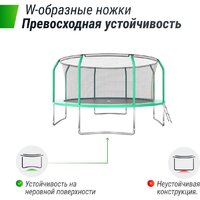 Батут Unix Line Supreme Basic 14 ft (green) - Изображение №4 — Chaika Market