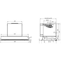 Кухонная вытяжка Elikor Sense 60П-1000 241266 (хром) - Изображение №2 — Chaika Market