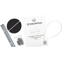 Кухонная вытяжка MAUNFELD Mersey 90 (нержавеющая сталь\черное стекло) - Изображение №16 — Chaika Market