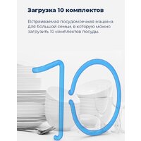 Встраиваемая посудомоечная машина MAUNFELD MLP 08B - Изображение №23 — Chaika Market